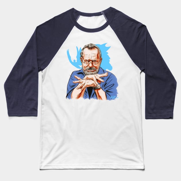 Terry Gilliam - An illustration by Paul Cemmick Baseball T-Shirt by PLAYDIGITAL2020